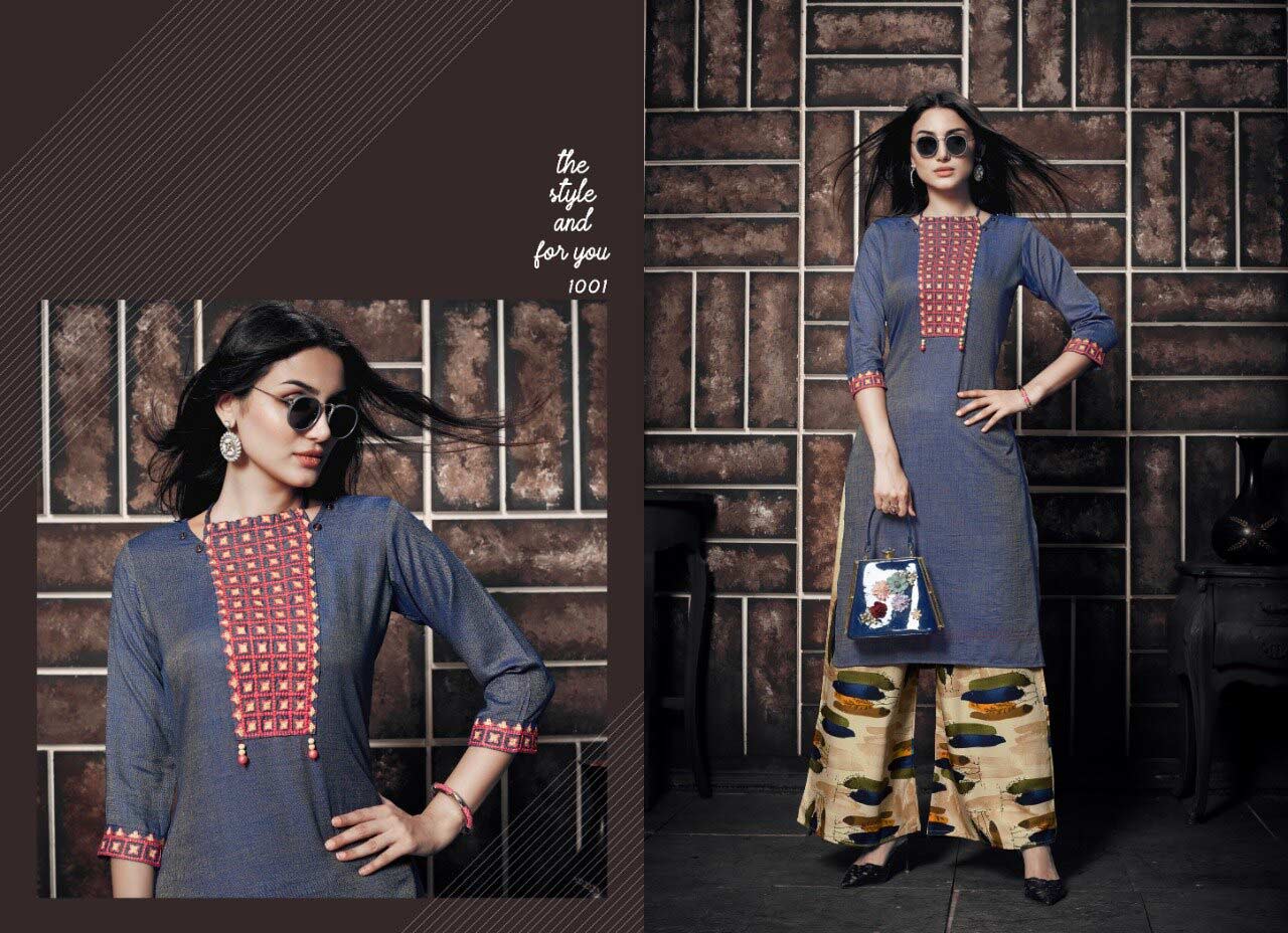 Nitya Vol-7 Rayon Palazzo Designer Kurti Catalog Nitya Vol-7 Rayon Palazzo Designer Kurti Catalog